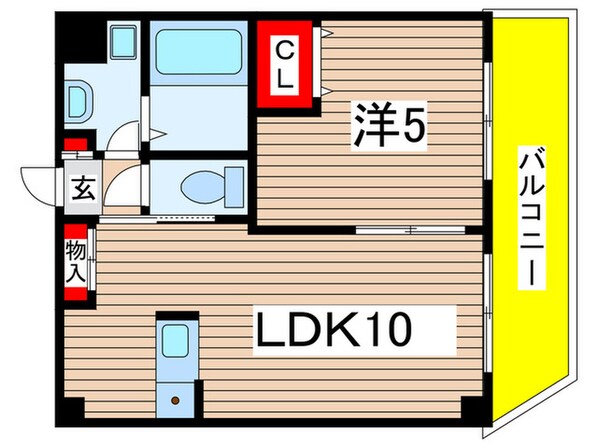 栗林第７ビルの物件間取画像